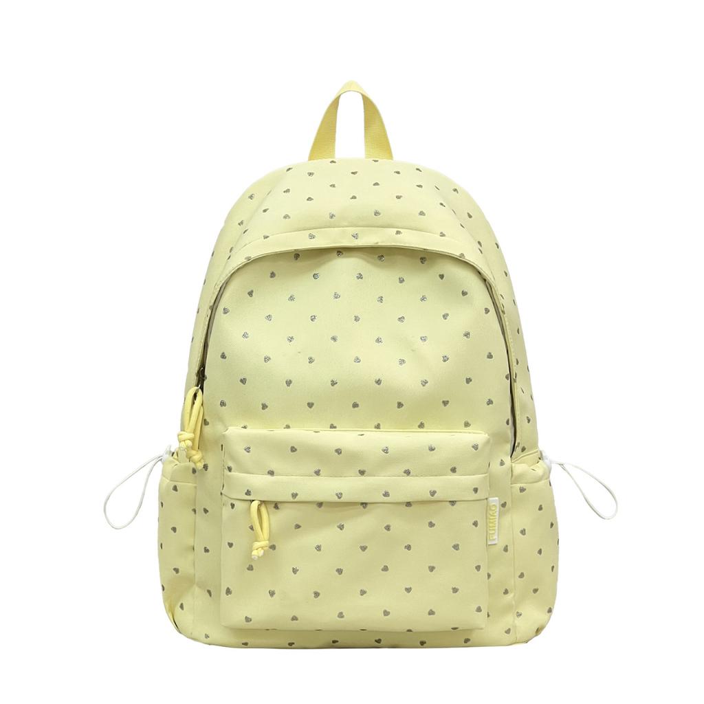 Schoolbag Korean version polka dot cute angel wings girl heart sweet little backpack Mori small fresh junior high school girls backpack