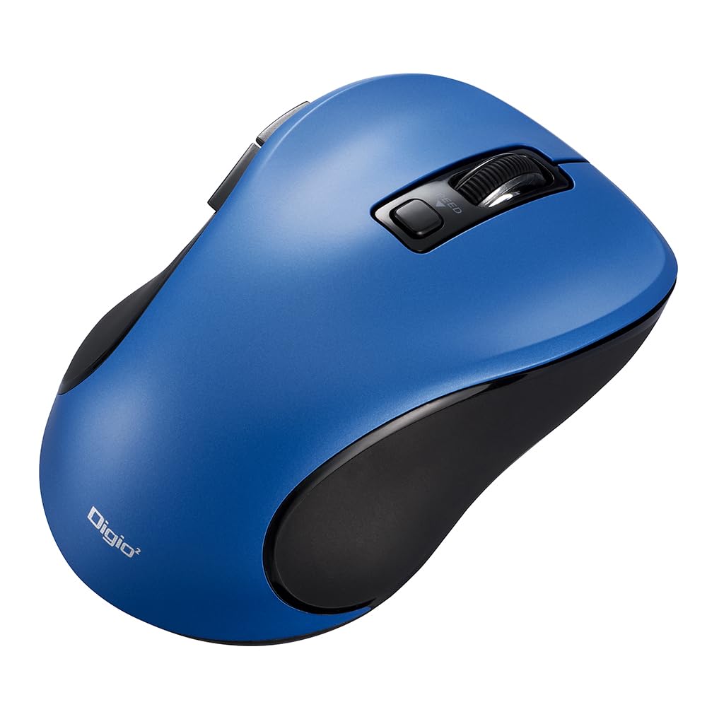 Digio2 Wireless, Quiet, 5-Button, BlueLED Wireless Mouse, Blue, Z0172