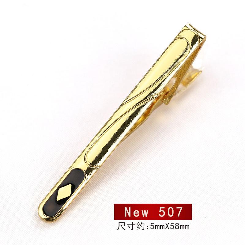 Business Versatile Men'S Dress Gold Tie Clip Marriage Men'S And Women'S Pin Korean Version Security Laveclip Fashion Laveclip