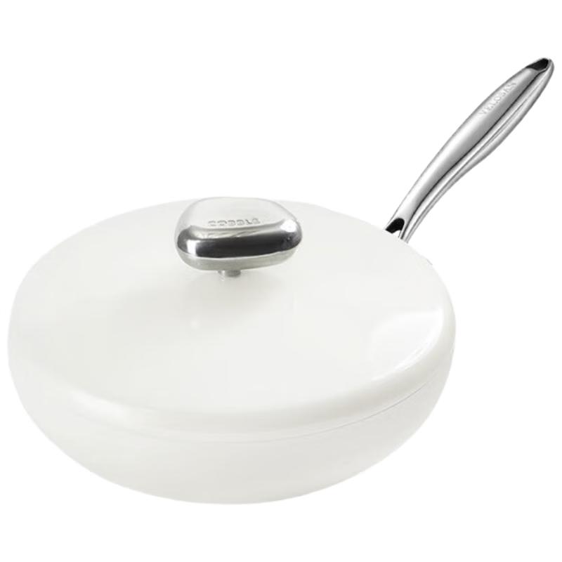 Wenlunshan Pebble Stone Maifan Stone Non-stick Frying Pan with Lid