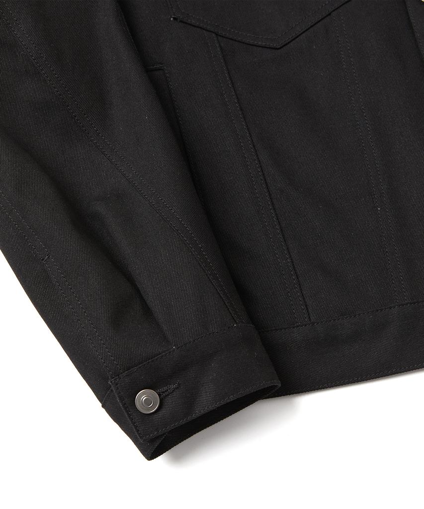 Wmc Curved Denim Trucker_Black