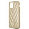Guess Guhcp12Spuvqtmlbe Iphone12 Mini 5,4 Złoty/Gold Hardcase V-Quilted Collection