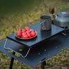 Outdoor Folding Small Table Portable Picnic Table Thickened Steel Plate Spider Stove Table Insulation Table Camping Equipment
