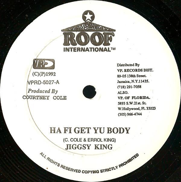 

12inch Record JIGSY KING MAX ROMEO Ha Fi Get Yu Body Decon Wife VPRD5027 Roof Internatio 1992 US Reggae Ska Dub Used