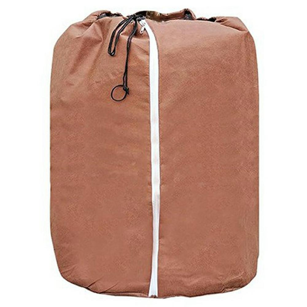 

45x70cm Winter Plant Pot Protection Bag with Drawstring and Zipper Anti-Frost Plant Cover A