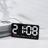Dual Alarms LED Digital Clock 12/24H Format Wall-mounted Clock Electronic Wall Clock  Home Use