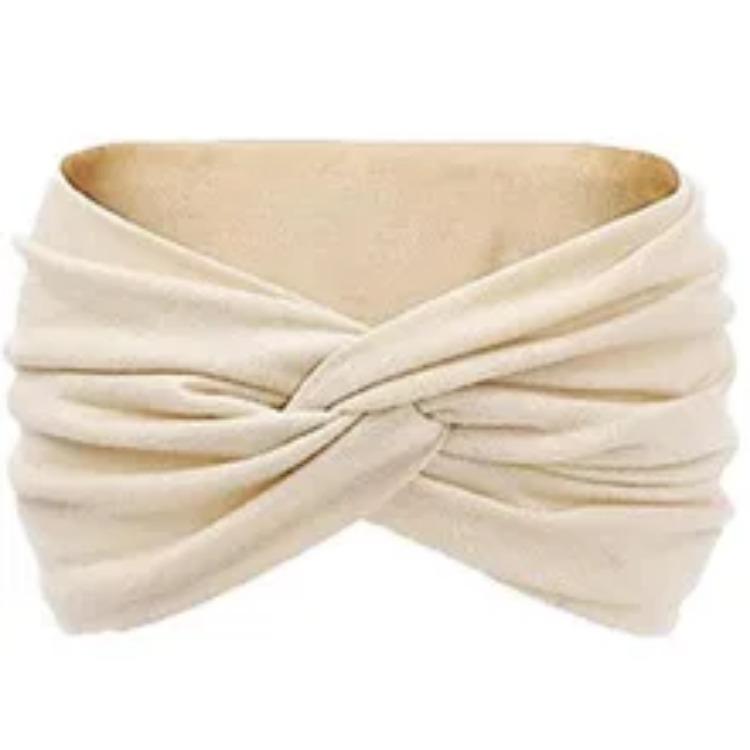 Bandoletes Torcidos Largos Para Mulheres Bandoletes de Treino Extra Grandes Faixas de Cabelo de Moda para Yoga Acessórios de Cabelo Grosso