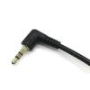 3.5mm Male to Male Stereo Audio Cable 90Degree Angled 3 Pole Fit for Car Headphone Auxiliary Cord Wire Converter MP3/MP4
