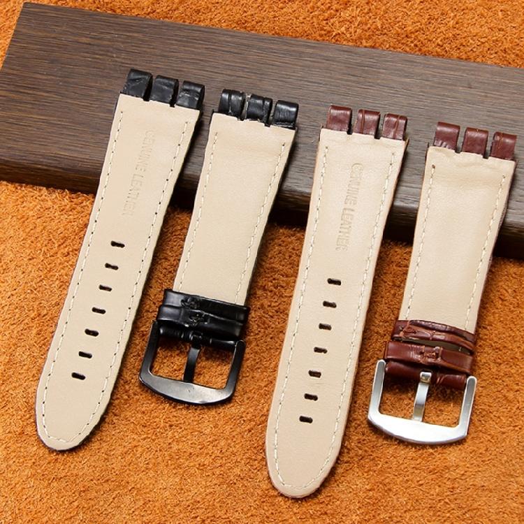 Comfort Focused Replacement Leather Watch Band Featuring Soft Feel and Improved Airflows for Extended Wear