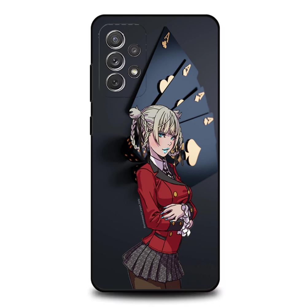 K-Kakegurui G-Gambler Phone Case For Samsung S25,S24,S21,S22,S23,S30,Ultra,S20,Plus,Fe,Lite,Note,10,9,5G Black Cover