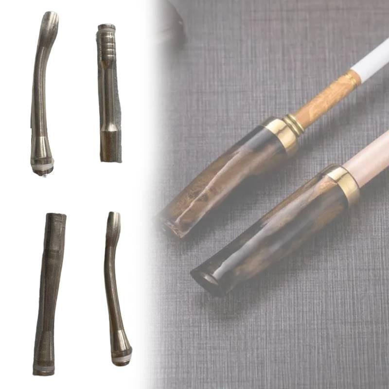 Metal Cigarette Filter With Loop Cleaning Core For Smoking Accessories