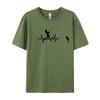Fishing Heartbeat Cool TShirt Casual Tops Shirts Printed T Shirts Oversized Tshirts Graphic T Shirts