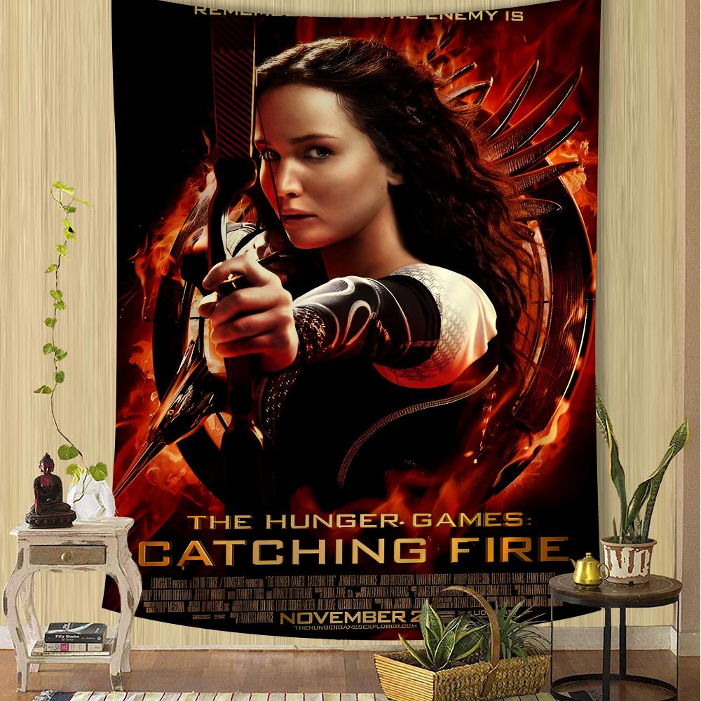 The Hunger Games 3 Chart Tapestry for Living Room Home Dorm Decor Art Home Decor