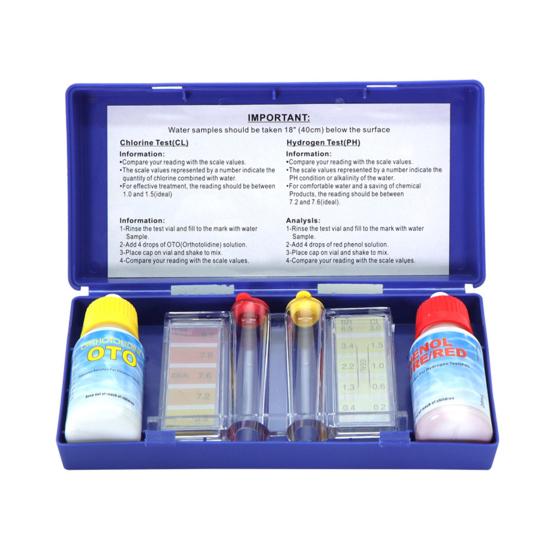 

Набор для тестирования качества воды, точный портативный реагент высокой чистоты, набор для тестирования хлора PH для бассейна Sets