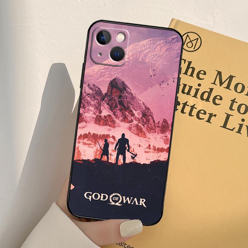 

Kratos God of War Case For iPhone 16 15 14 Pro Max Plus 13 Pro Max 11 12 Mini Cover Coque iPhone 13