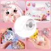 Bandă Baloane Elasticitate Ridicată 1 Set 300CM Jucărie Nano cu Baloane, Stickere Farmec, Gonflator, Pensetă DIY, Adeziv, Kit Amuzant pentru Ameliorarea Stresului și Meșteșuguri Copii