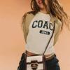 Coach Morgan 18 Metal Logo Snap Closure Canvas And Calfskin Crossbody Bag Small Women crossbody bag Gold Multicolor CR328-IMNAM