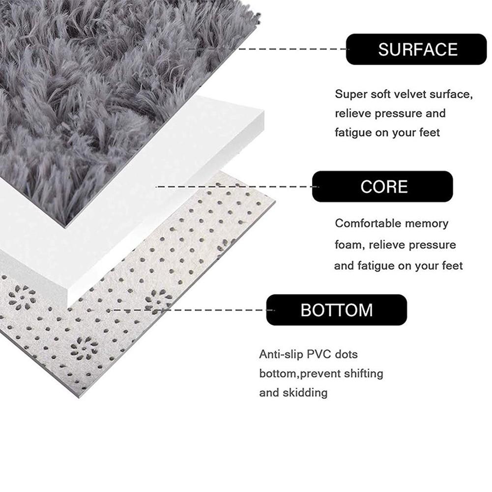 Carpet Plush Round Round Shaggy Silk Wool Sofa Blanket