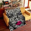 Music R-Rihanna Throw Flannel Cozy Print Blanket, Portable, Durable Machine Washable Cute Cool