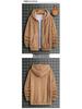 2024 Winter Double-sided Fleece Youth Hooded Sweatshirt - Men's Lambswool Pullover Jacket (Thickened)