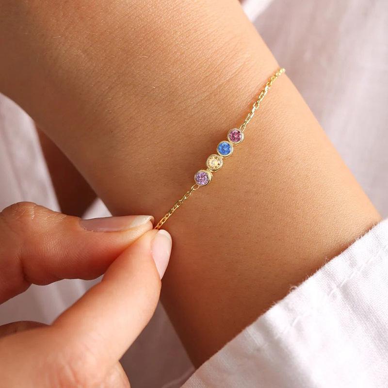Dicembre Acciaio al Titanio Strass Collana Bracciale Fai da Te Ciondolo Tondo Charm