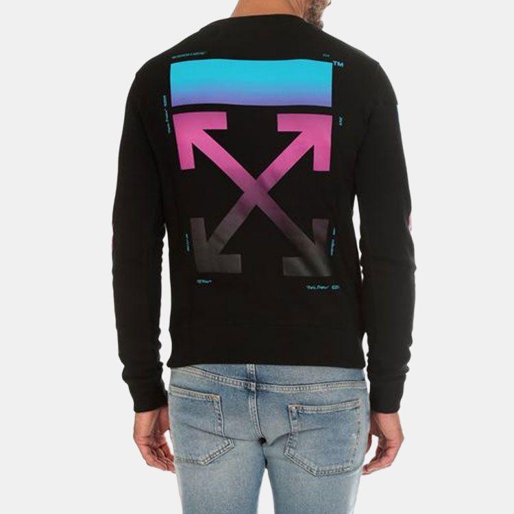 OFF WHITE Diagonal Gradient L/S Tee OMBA025F181920051088