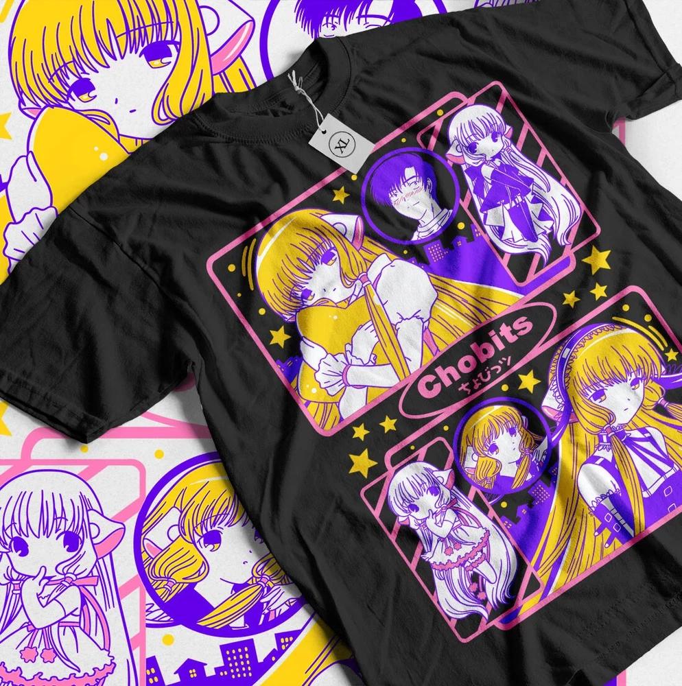 Chobits Chi TShirt Apanese Sumomo Hibiya Girl Kawaii Anime TShirt White S