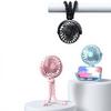 New Octopus-Style Mini Handheld Portable Desktop Electric Fan Compact Foldable Stroller Fan 3-Speed Night Light USB