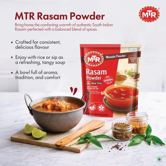 MTR Rasam Powder | Traditional Masalas | Authentic Spiced South-Indian Soup | 200g