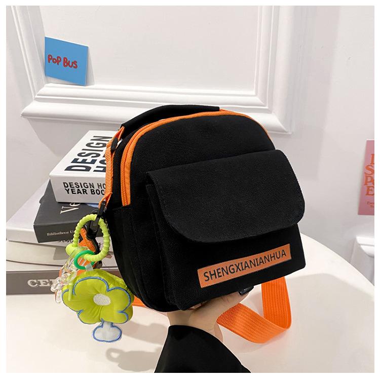 Canvas Small Bag Women Shoulder Bags Fashiable Casual Crossbody Bag for Women Purse and Handbags Mother Kids Bags for Girl Sac