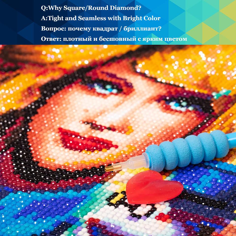 Diamant-Gemälde voller Bohrer, Heimdekoration, DIY-Diamant-Stickerei, Strass