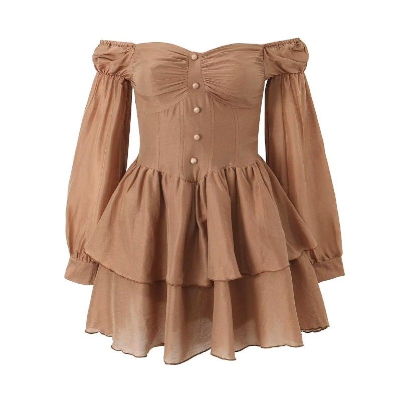 

Atmosphere Retro Fairy Cake Dress Filbert Gentle Brown M