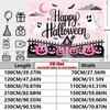 Party Backdrop Halloween Pink Flat Banners Spooky Ghosts Pumpkins Ghost Pumpkin Photo Booth Decor Front Door Decor