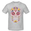 Day Of The Dead Sugar SkullAnime Clothes Design Halloween Trick-or-treating Cotton Unisex T-Shirt