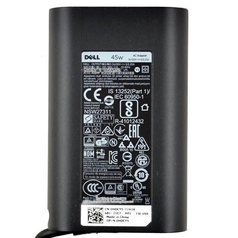 Dell Original Type-C Laptop Power Adapter