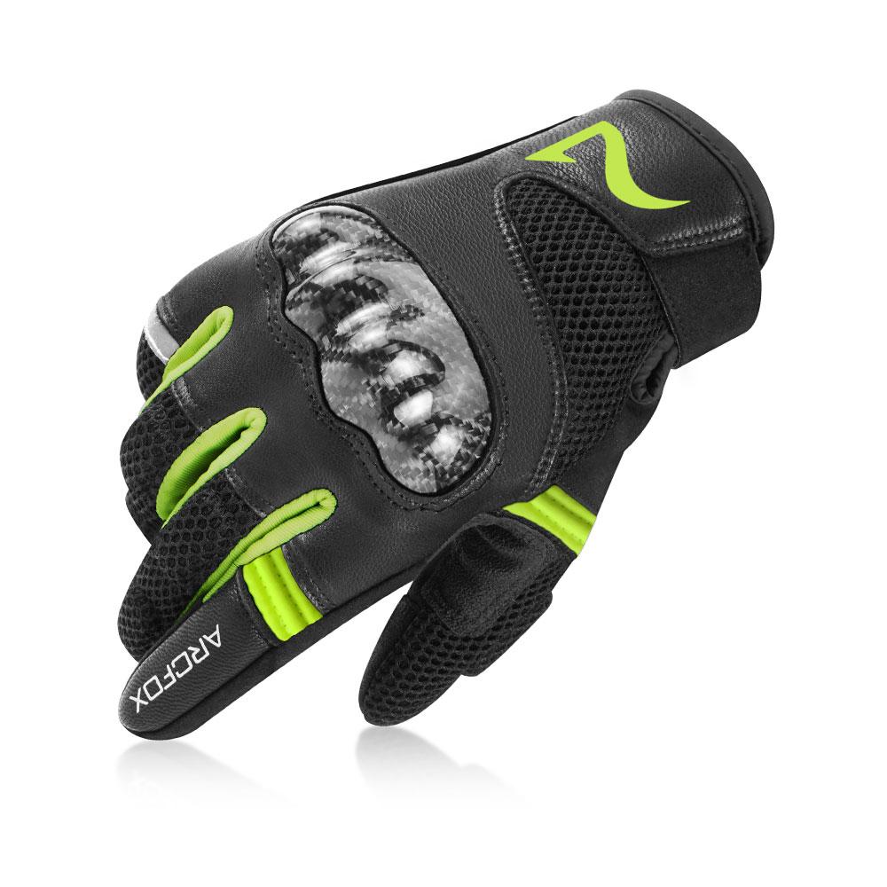 

Кожаные мотоциклетные перчатки для KTM Harley Husaberg Polaris RZR Carbon Hard Shell Защитные перчатки для мотокросса Мужские внедорожные перчатки XXL зелёный