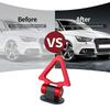 Adhesive V-Shaped Decorative Car Sticker Trailer Ring Car Modified Tow Hook Car Tow Strap Abs Tow Bar Hook Up Car Accessories