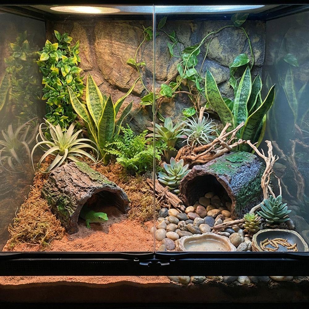 Simulation Reptile Hideout Escape Cave Lizard Hideaway Shelter  Fish Tank Landscape