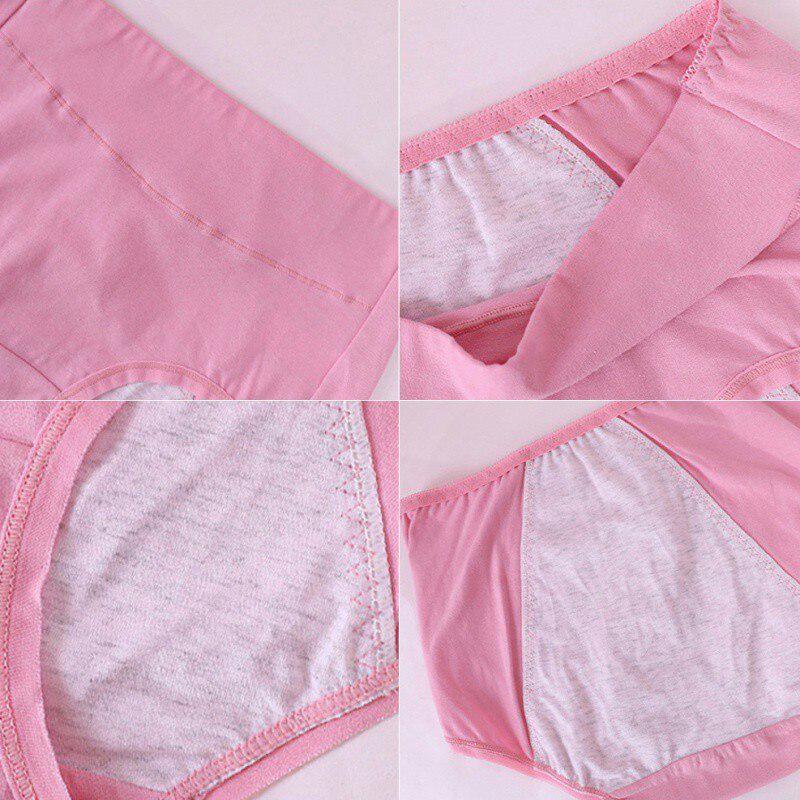 Women Cotton Crotch Comfortable Underwear Physiological Pants Ladies Female Lengthen Briefs