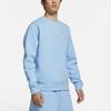 Nike Athleisure Casual Sports Fleece Lined Round Neck Pullover Blue Men's BV2663-436