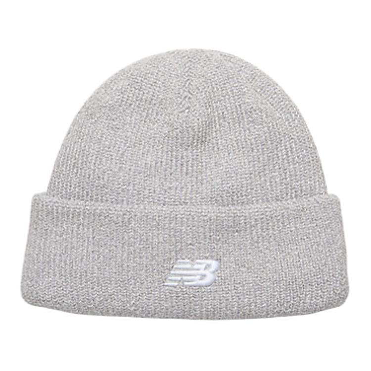 New Balance Recycled Polyester Yarn Beanies Unisex Gray LAH00543-GYM-OSZ OS