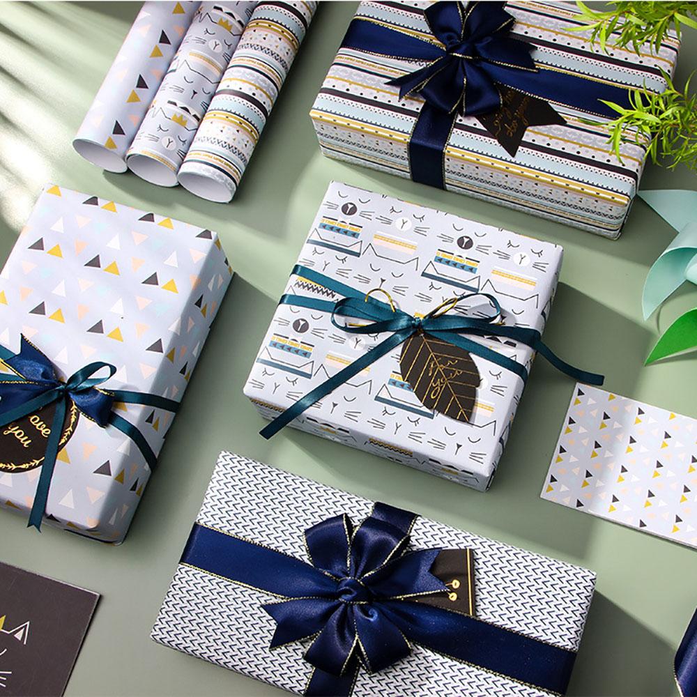 50*70cm Birthday Gift Wrapping Paper Festival Flower Bouquet Gift Packaging Paper Wedding Xmas Party Decoration DIY Crafts Paper