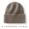 Premium 100% Cashmere Beanie Hat Women Men Winter Warm Knit Cap Oversized Slouchy Style Soft Cozy Headwear