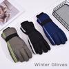 Warm Gloves for Women Men Waterproof Winter Activity Hand Gloves for Mountainclimbing Thickened Fleece Hand Protectors