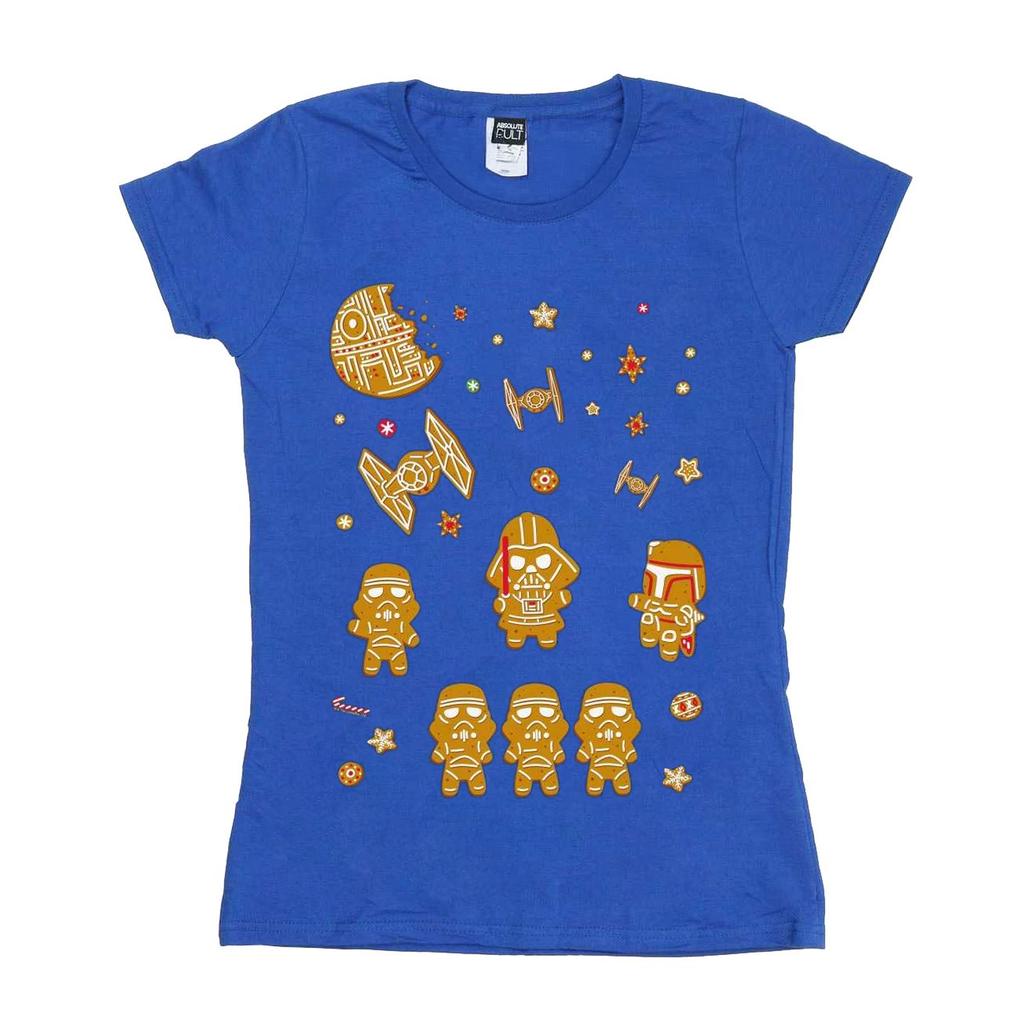 STAR WARS Damen Lebkuchen Empire Baumwoll-T-Shirt