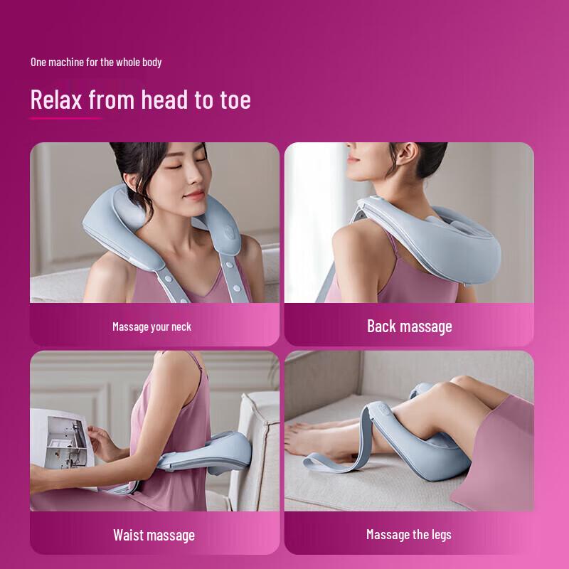 Philips Hands-Free Kneading Massage Shawl CN Plug (adapter Included)