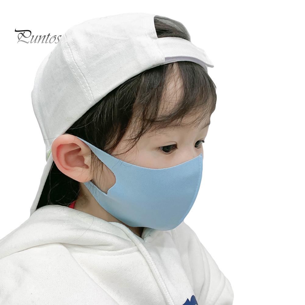 Puntos Dust-proof Kids Protective Breathable Washable Anti Droplet Face Mouth Mask