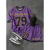 Heren Casual T-shirt Korte Mouw Korte Broek Set