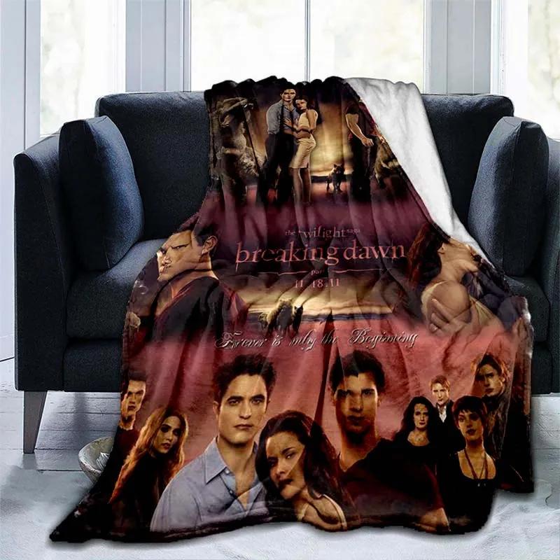 Twilight 3D printed blanket children's warm blanket soft and comfortable home travel portable blanket birthday gift blankets
