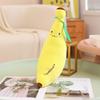 Cute Long Strip Banana Stuffed Body Pillow Large Realistic Banana Cushion Cartoon Expression Sofa Bedroom Cushion Home Decor